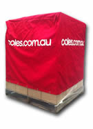 coles pallet cover